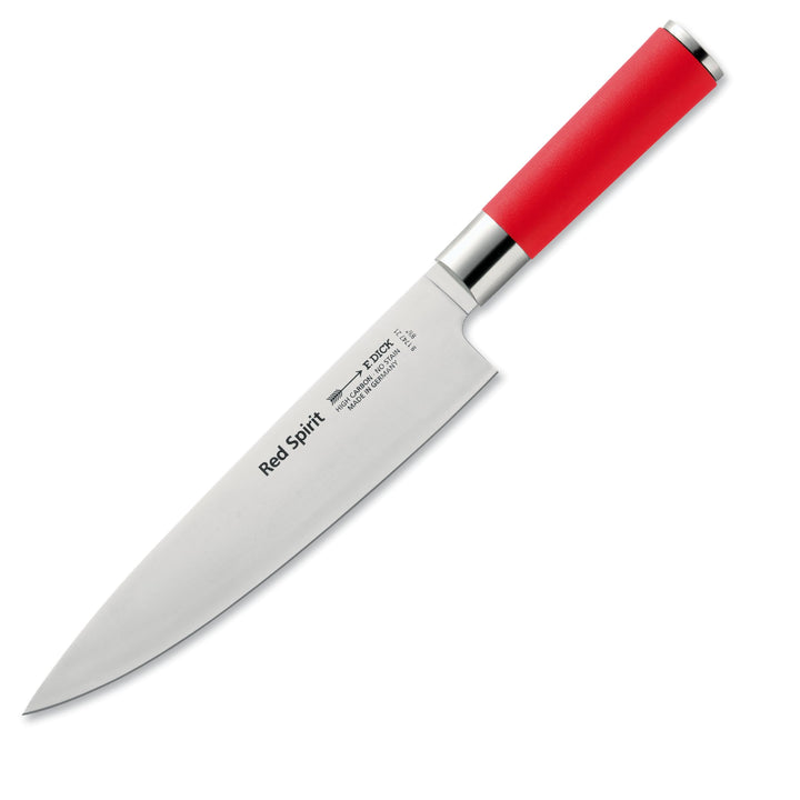 F. DICK Kochmesser, Küchenmesser, Red Spirit (Messer mit Klinge 21 cm, X55CrMo14 Stahl, nichtrostend