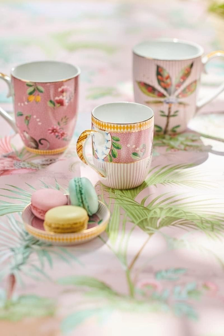 PiP Studio 51004135 La Majorelle Tasse mit Untertasse pink 0,28 l Set2 (1 Set)