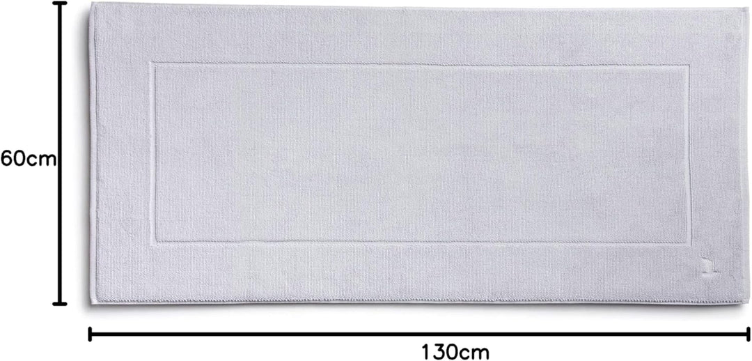 möve Superwuschel Badteppich 60 x 130 cm aus 100% Baumwolle, silver Silver 60 x 130 cm Single, Silve