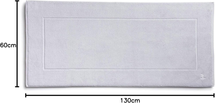 möve Superwuschel Badteppich 60 x 130 cm aus 100% Baumwolle, silver Silver 60 x 130 cm Single, Silve