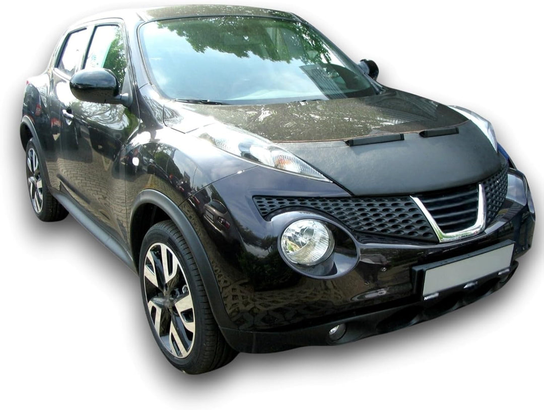 AB-00869 CARBON OPTIK Auto Bra kompatibel mit Nissan Juke Bj. 2010-2019 Haubenbra Steinschlagschutz