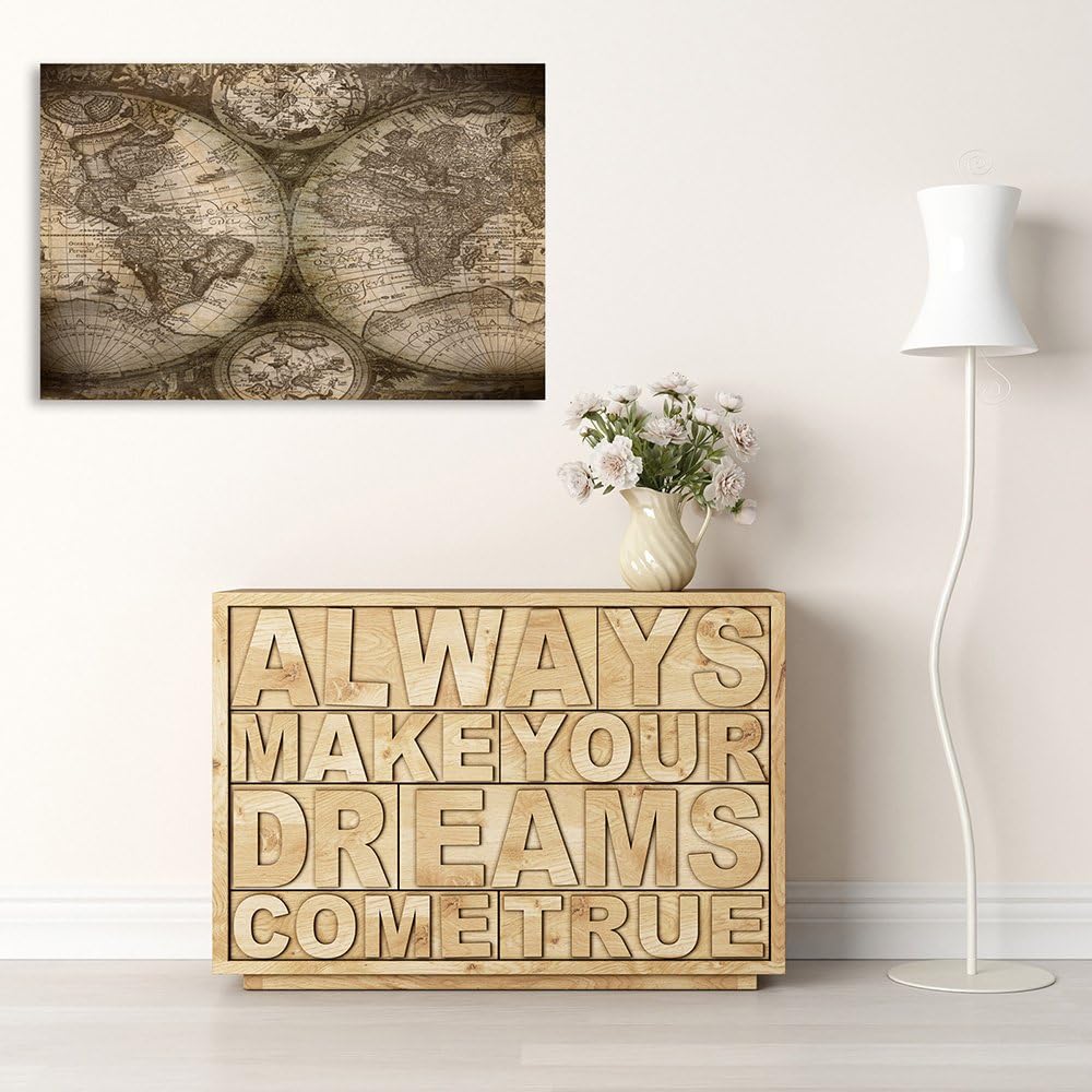 Feeby. Wandbild - 1 Teilig - 50x70 cm, Leinwand Bild Leinwandbilder Bilder Wandbilder Kunstdruck, LA