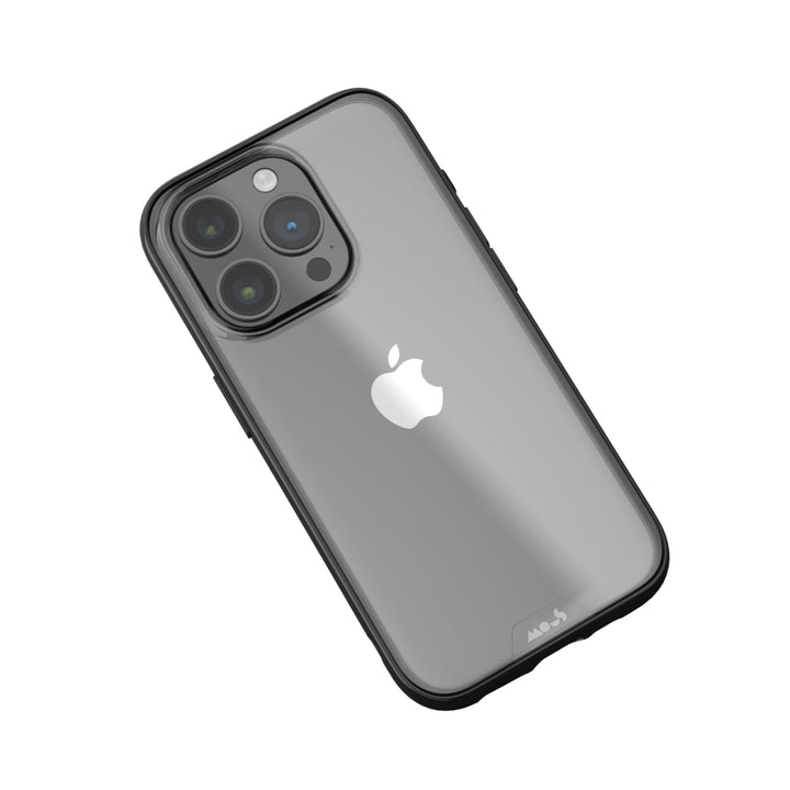 Mous Schutzhülle für iPhone 15 Pro, transparent, transparent, Schutzhülle für iPhone 15 Pro, kratzfe