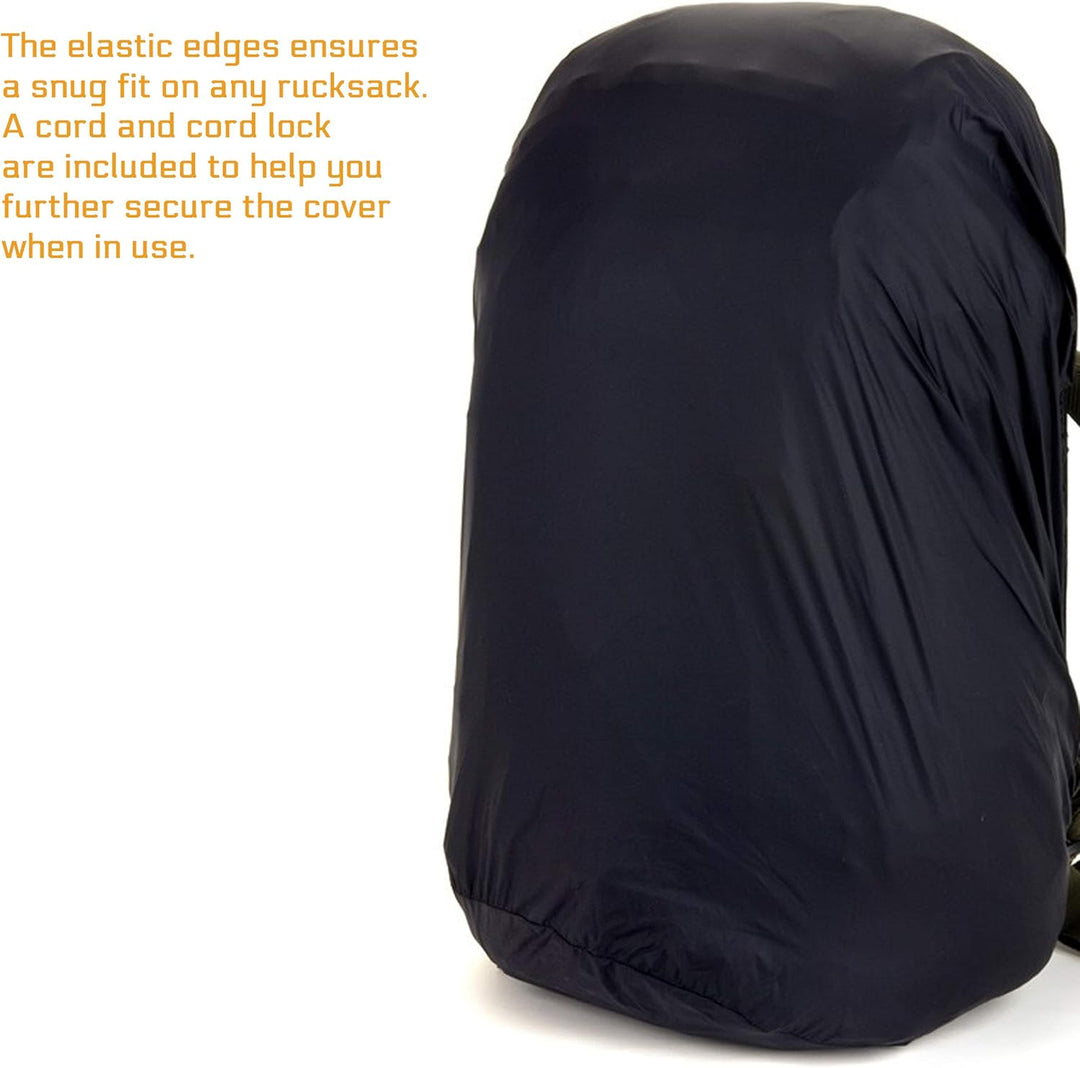 Snugpak | Aquacover | Waterproof Rucksack Cover (2023 Style) 25 Liter Schwarz, 25 Liter Schwarz