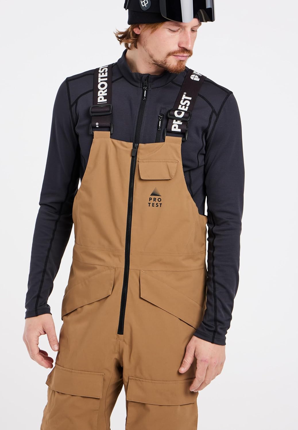 Protest Herren Salopette PRTARELLO L Sandy Brown, L Sandy Brown