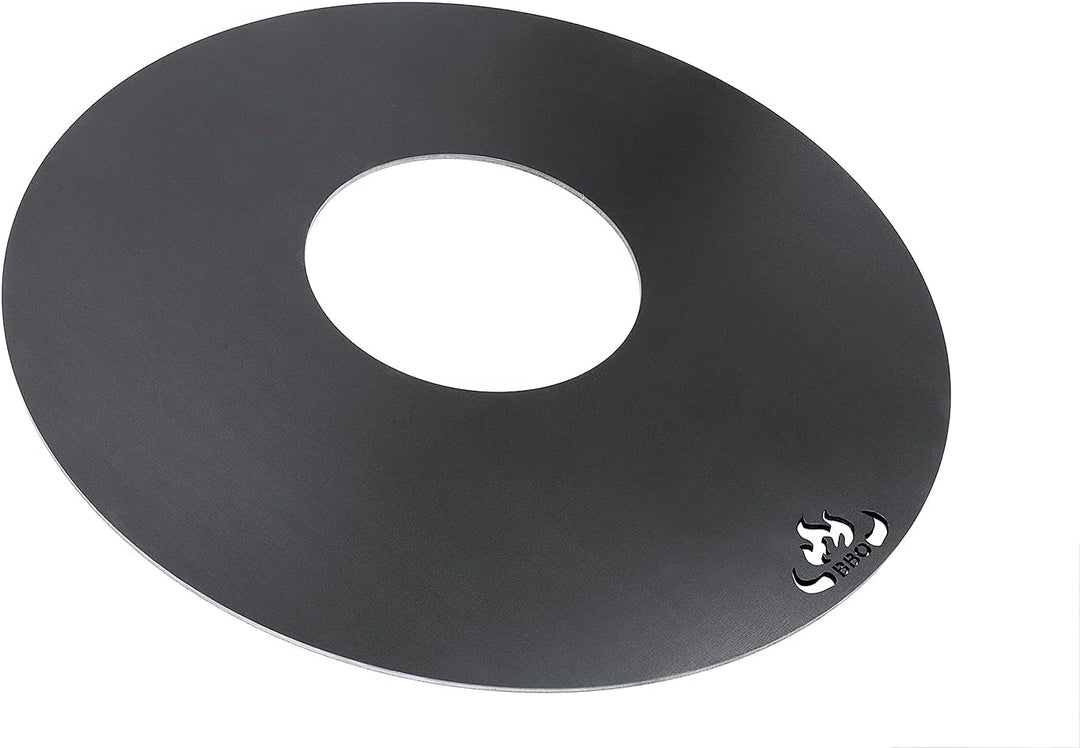 teileplus24 FR10 Grillmeister Set | 2-teilig | Grillring 80 cm + Grilleinsatz ø 20cm, Grösse:Grillri