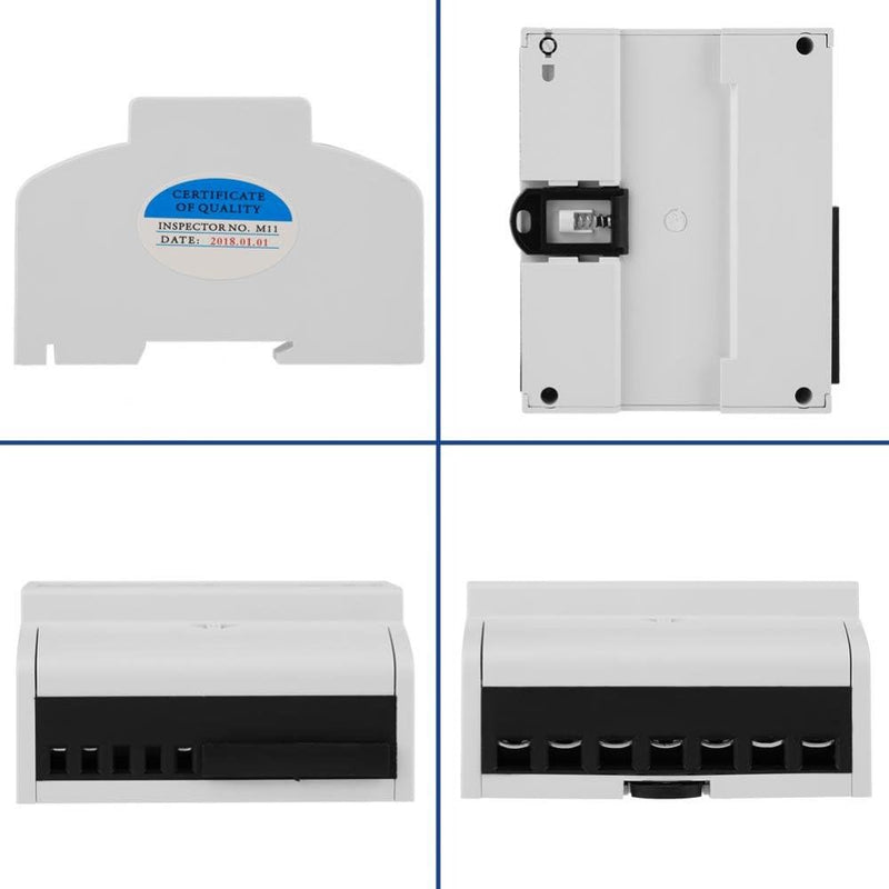 1 stücke 3 x 220 V / 380 V Digitale 3 Phase 4 Draht 7 P DIN Schiene Stromzähler Elektronische KWh Me