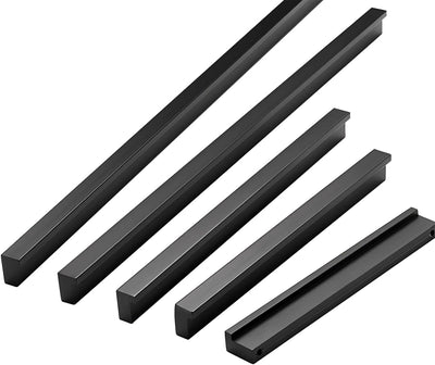 Qrity 10-Pack Türgriffe Küche Aluminiumlegierung Schrank Schrank Türgriff Möbel Schublade zieht Knöp