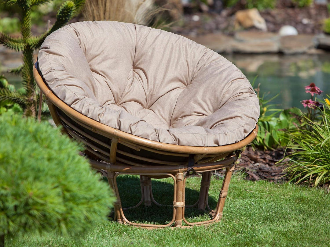 PillowPrim Polster für Papasansessel, Auflage, Ersatzpolster Papasan D 114 cm, Bodenkissen gepolster