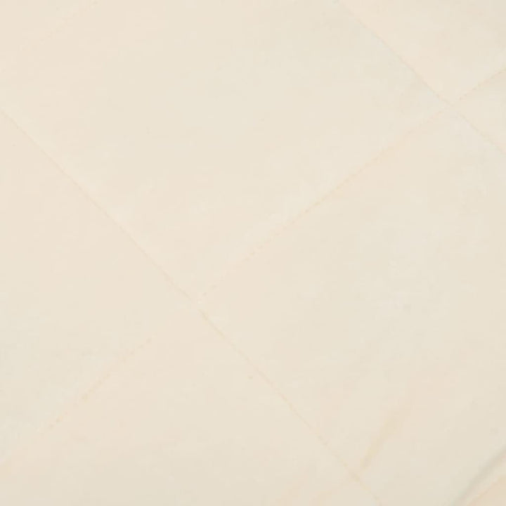 Gewichtsdecke aus Stoff, Hellcreme, 155 x 220 cm, 11 kg, Decken für Haus und Garten 155 x 220 cm Cre
