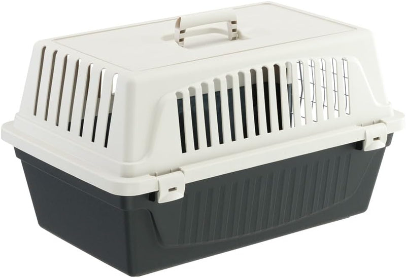 Ferplast Transportbox für Haustiere Hundebox für kleine Hunde und Katzen Atlas 20 EL, Transportbox f