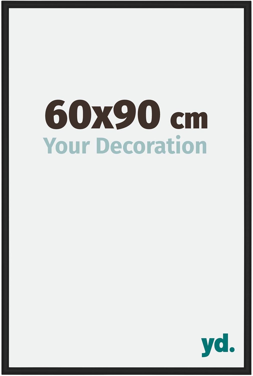 yd. Your Decoration - Bilderrahmen 60x90 cm - Bilderrahmen aus Aluminium mit Acrylglas - Antireflex