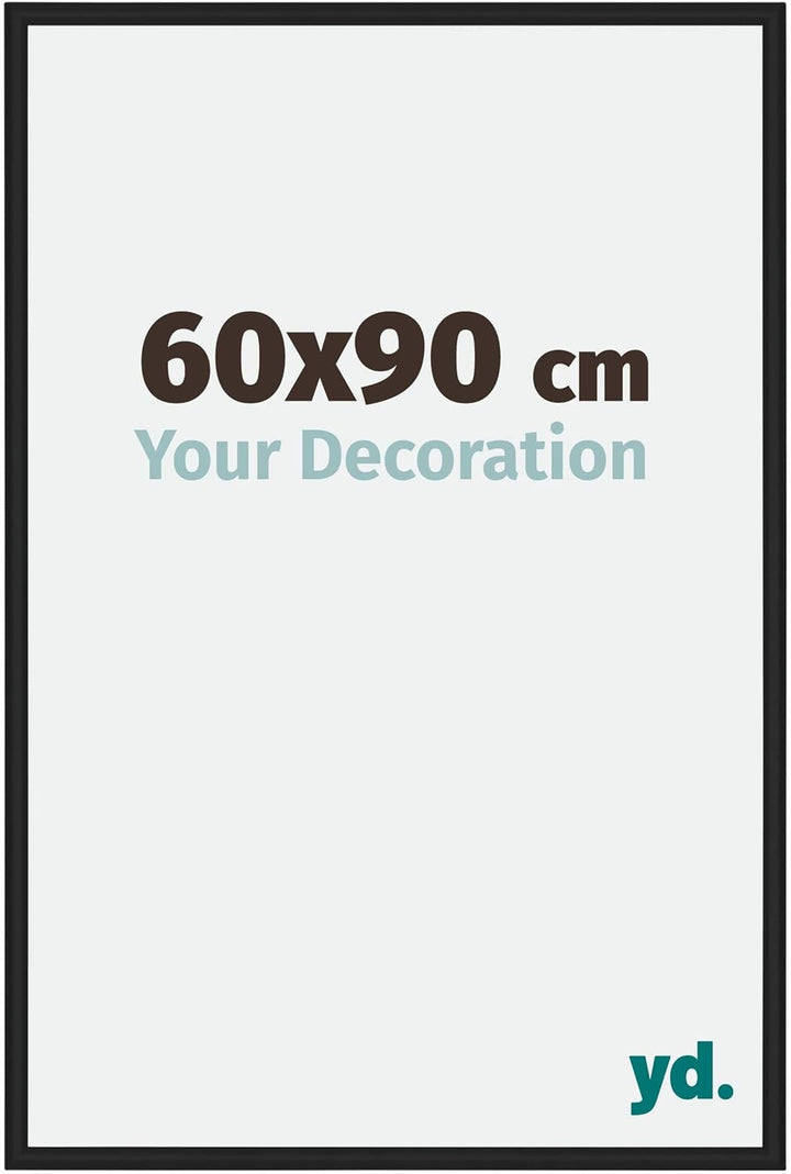yd. Your Decoration - Bilderrahmen 60x90 cm - Bilderrahmen aus Aluminium mit Acrylglas - Antireflex