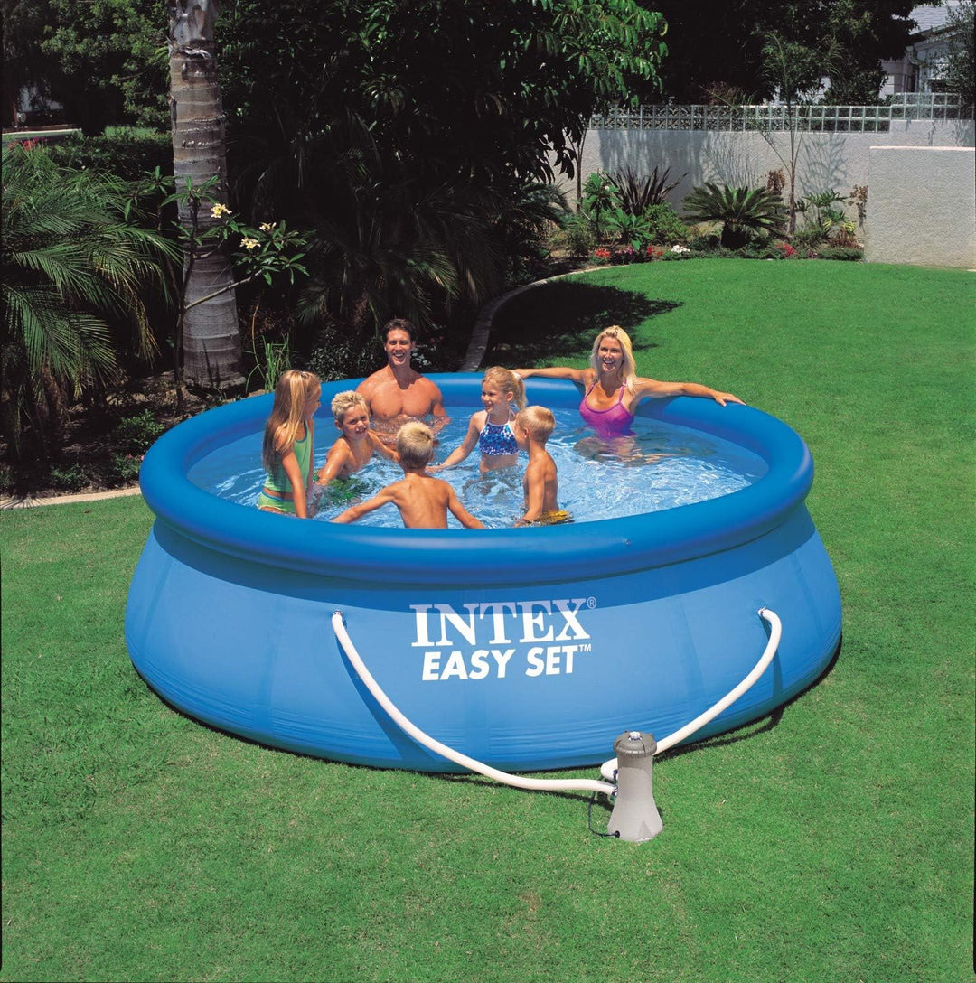 INTEX Swimming Pool Easy Set 28132GN - Pool, Filterpumpe und Filtereinsatz 366x76cm Single, Single