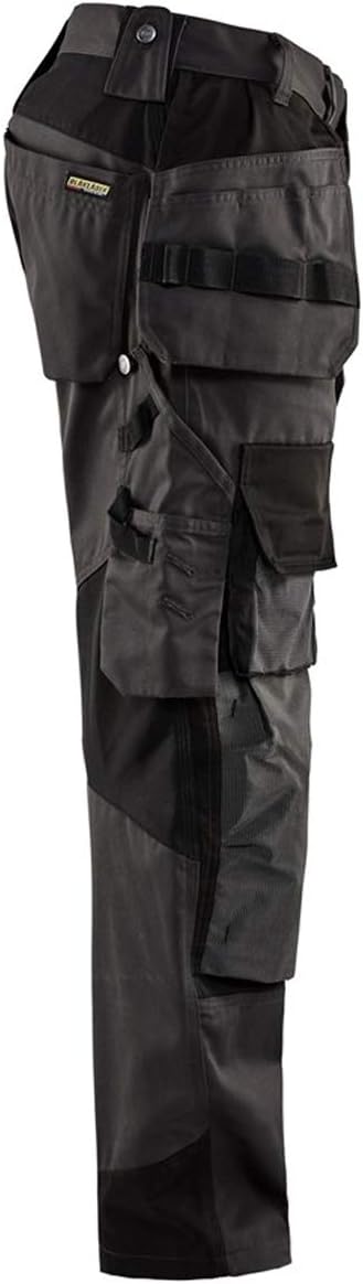 Blakläder Handwerker Arbeitshose mit Stretch 1554 46 Schwarz, 46 Schwarz
