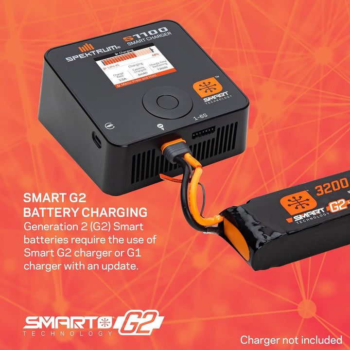 14.8V 5000mAh 4S 30C Smart G2 Hardcase LiPo Battery: IC5