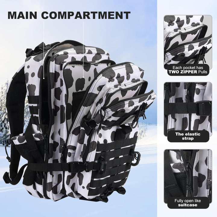 Hannibal Tactical Militär Taktischer Rucksack Cooper Rucksack Armee Assault Pack 3 Tage Bug Out Go B