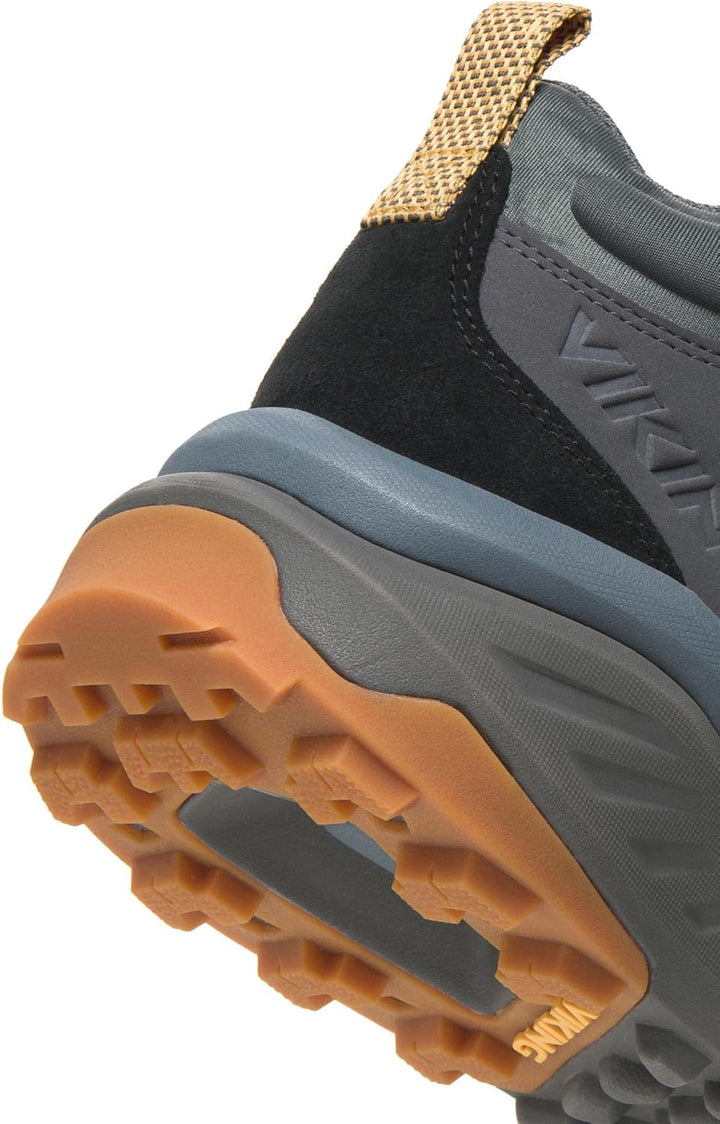 Viking Cerra Hike Mid Gtx M Walking Shoe Unisex 43 EU Weit Grey Denim, 43 EU Weit Grey Denim