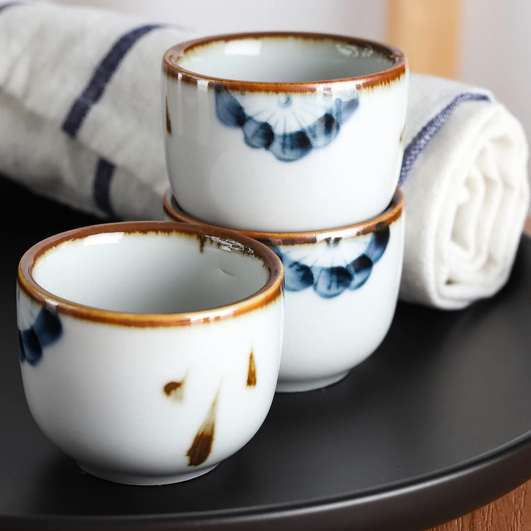 Sake Tassen Set Japanische Keramik Sake Tassen Kleine Teetasse Weisse Tasse, Weisse Tasse