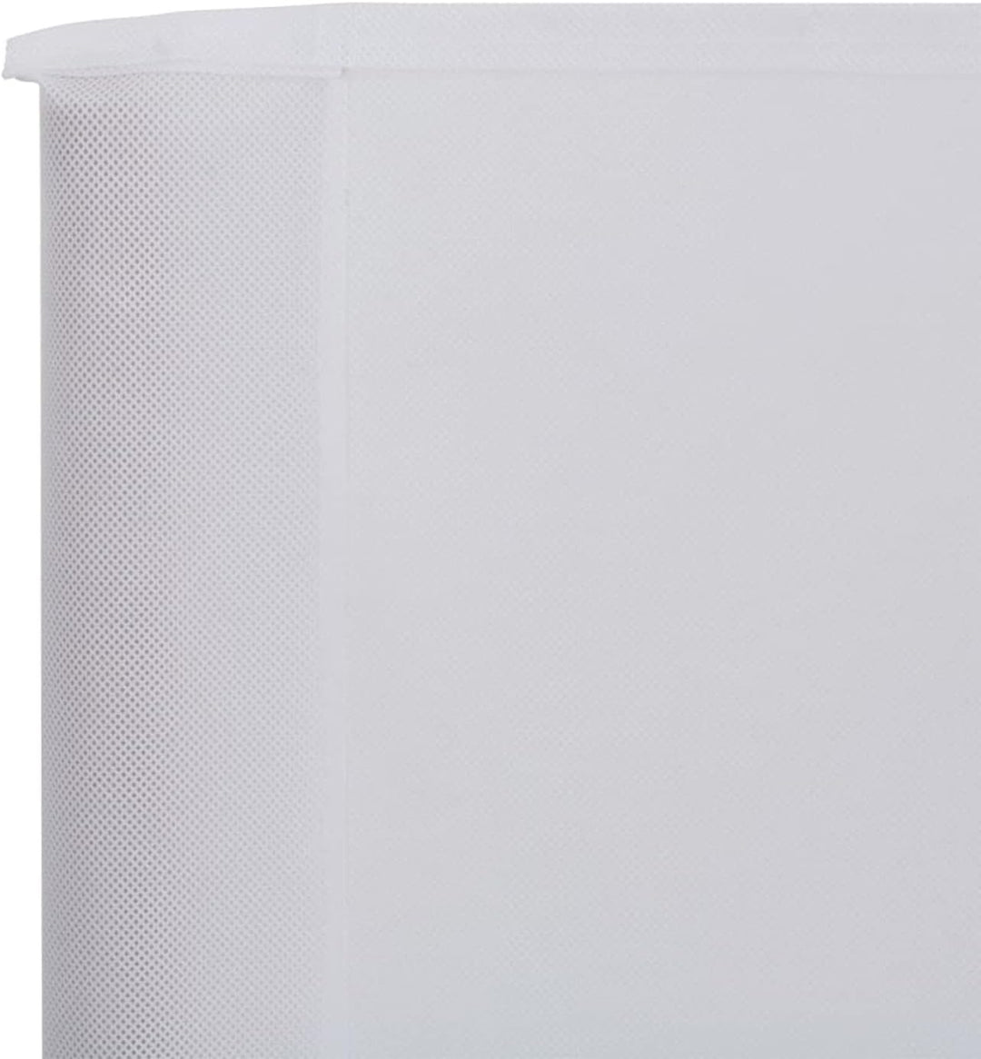 Homgoday 3 Paneele Windschutz Stoff 400x160cm Sand Weiss Camping Windschutz Blocker Windblocker Gart