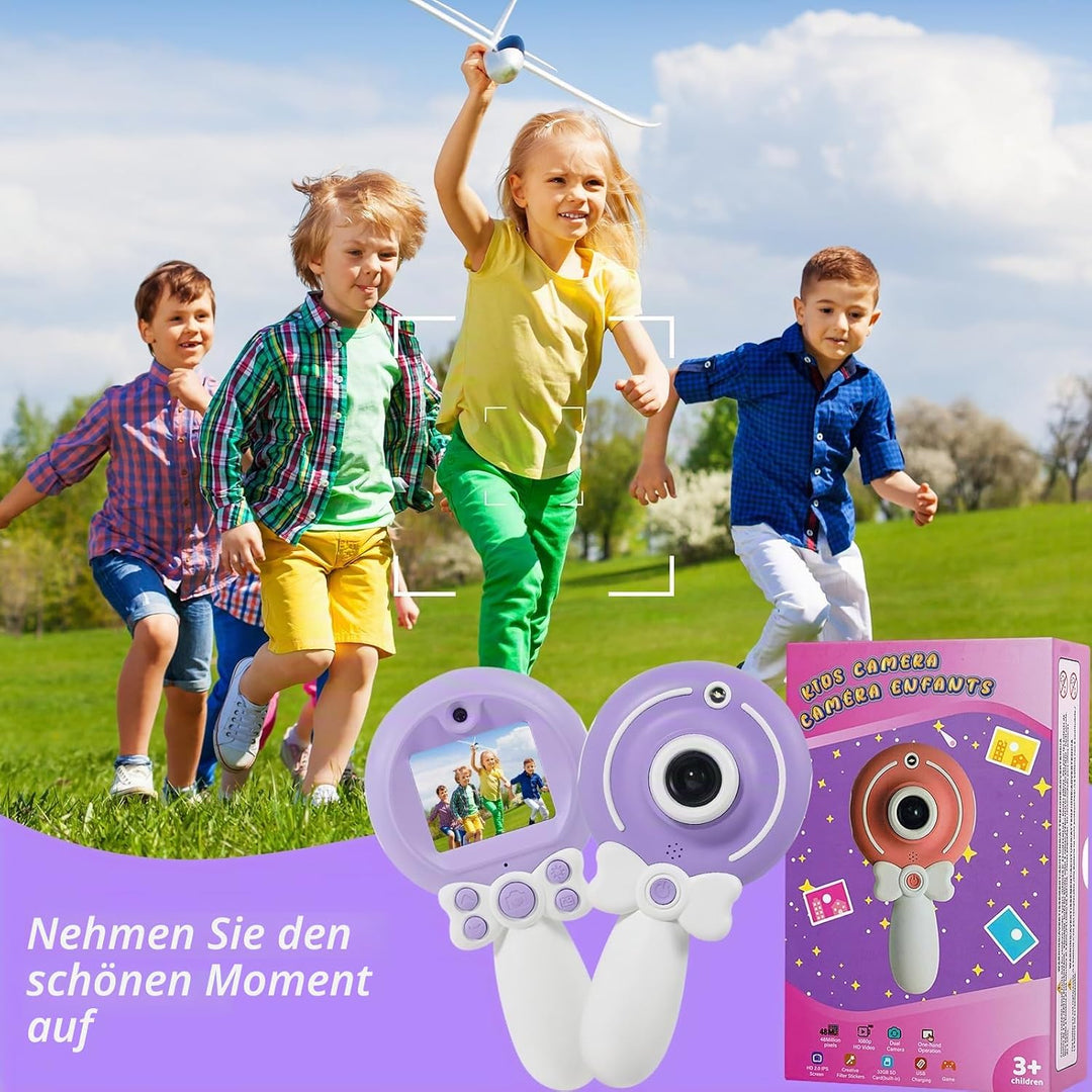Princess Magic Wand Kamera für Mädchen Alter 3-12 | Kinder Digitalkamera mit 48MP Foto &amp; 1080P Video