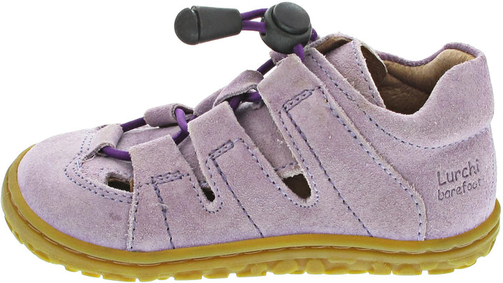 Lurchi Mädchen Nathan Barefoot Sandale, 24 EU Lilac