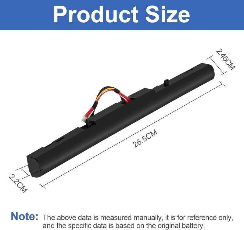 Exmate 2600mAh Akku A41LK5H A41LP4Q A41N1611 OB110-00470000 für ASUS GL553VD GL553VE GL553VW