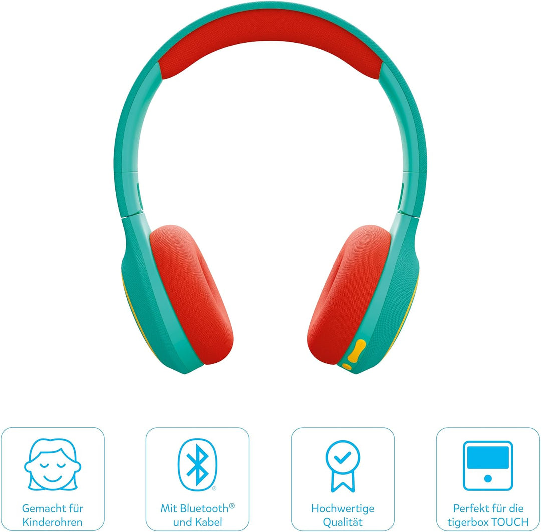 tigerbuddies Bluetooth Kinderkopfhörer | grün, grün