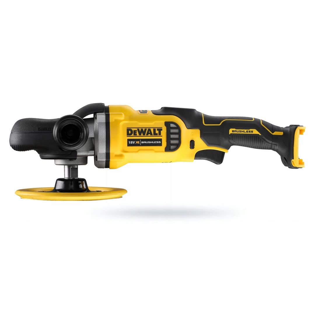 Dewalt DCM849N-XJ Pulidora para Metal rotativa escobillas XR 18V sin cargador/batería, gelb