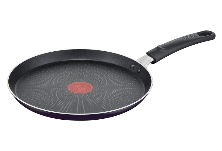 Tefal Resist Crêpepfanne 25 cm, Pfannkuchenpfanne nicht induktionsgeeignet, Titanium Antihaftversieg