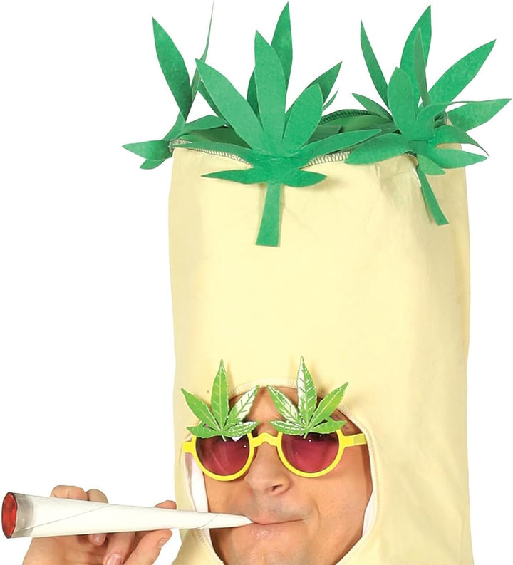 Fiestas GUIRCA Lustiges Joint Tüte Kostüm Erwachsene Grösse: L 52-54 - Marihuana Weed JGA Kostüm Män
