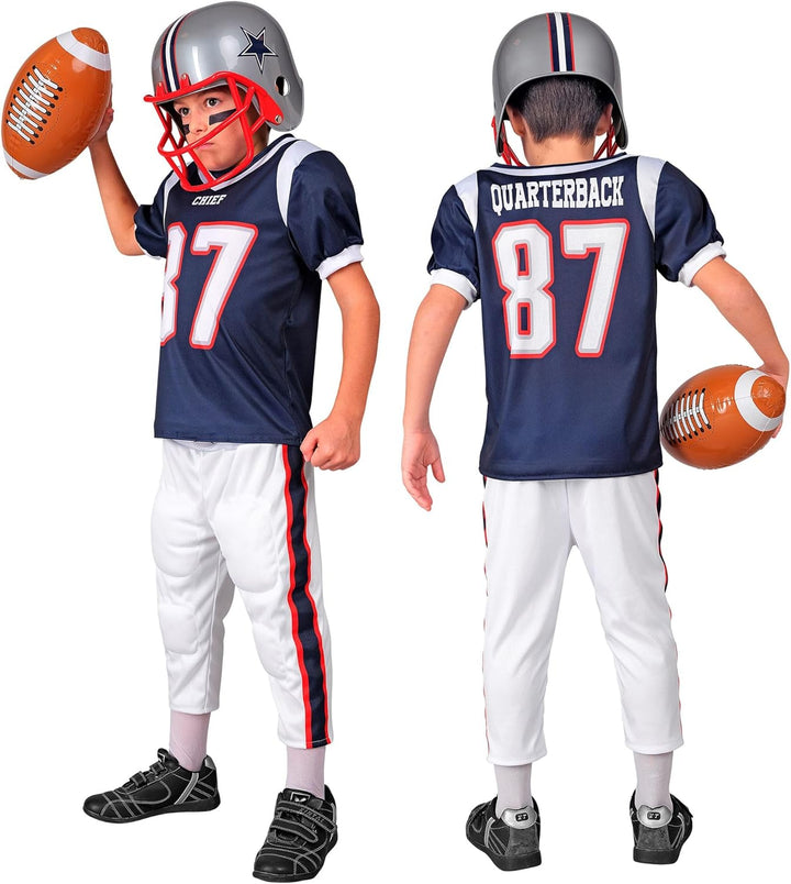 W WIDMANN MILANO Party Fashion - Kinderkostüm American Football Player, Sportler, High School, Motto