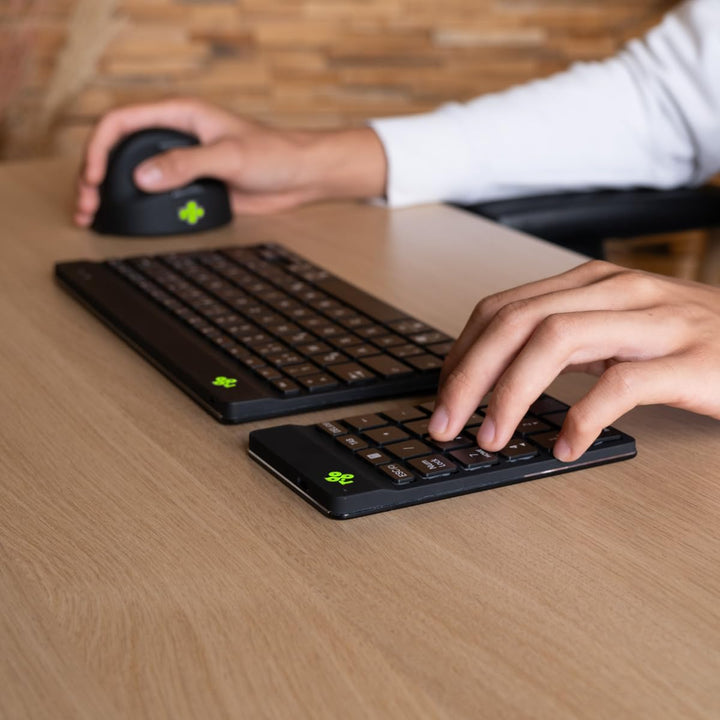 R-Go Numpad Break, Mit Anti-RSI-Software, Bluetooth kabellos Ziffernblock, Numerische Tastatur für C