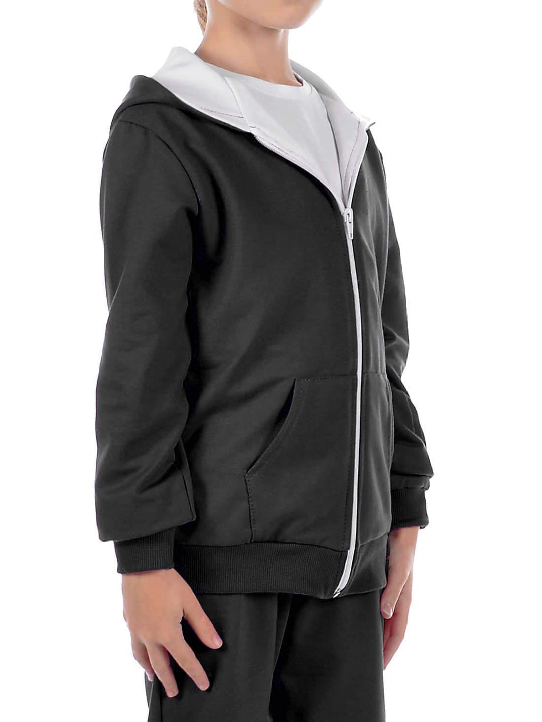 KMISSO Mädchen Sweatjacke mit Kapuze Kinder Hoodie Jacke – Reissverschluss, Baumwolle, Freizeithose