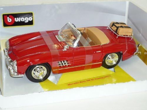 Mercedes-Benz 300sl Cabrio Rot Offen Touring 1957 W198 1/18 Bburago Burago Modellauto Modell Auto