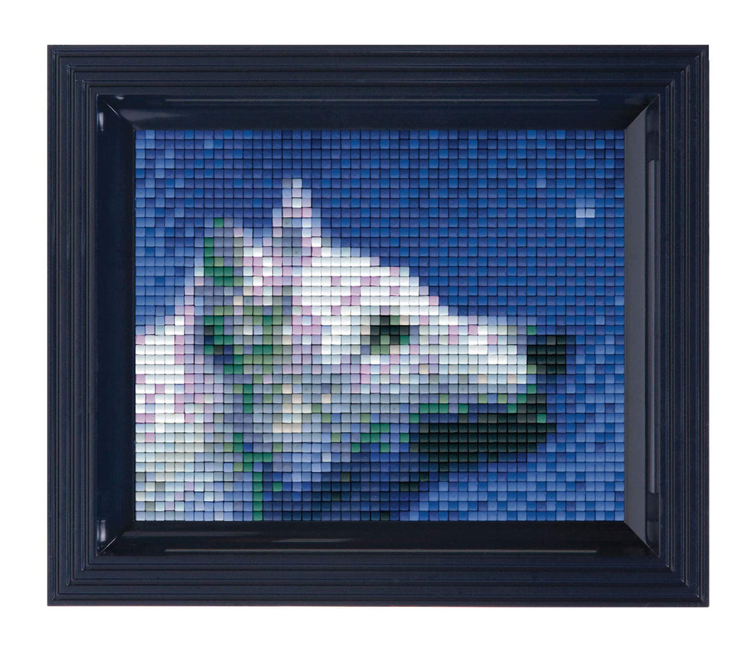 Pracht Creatives Hobby Pixel P31302 Mosaik Geschenkverpackung Wolf, Pixelbild mit Rahmen, kinderleic