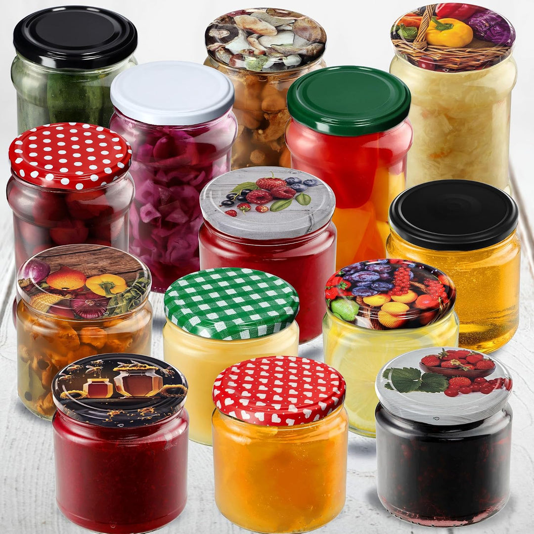 KADAX 20er Set Marmeladengläser 235ml TO82 Honig, Einmachgläser Vorratsgläser Mason Jar mit Schraubd