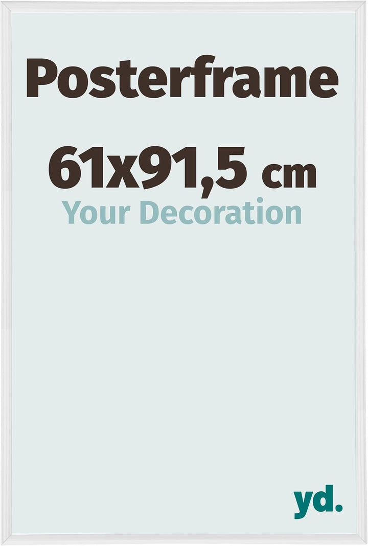 yd. Your Decoration - Bilderrahmen 61x91,5 cm - Posterrahmen aus Kunststoff mit Kunstglas - Antirefl