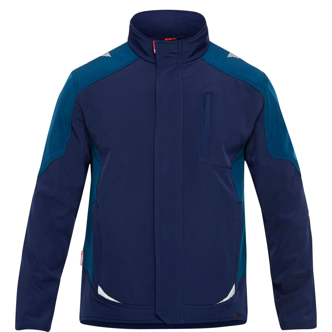 F. ENGEL GALAXY SOFTSHELL-JACKE 8810-229, Arbeitsjacke, Winterjacke (M, Blue Ink/Dark Petrol)