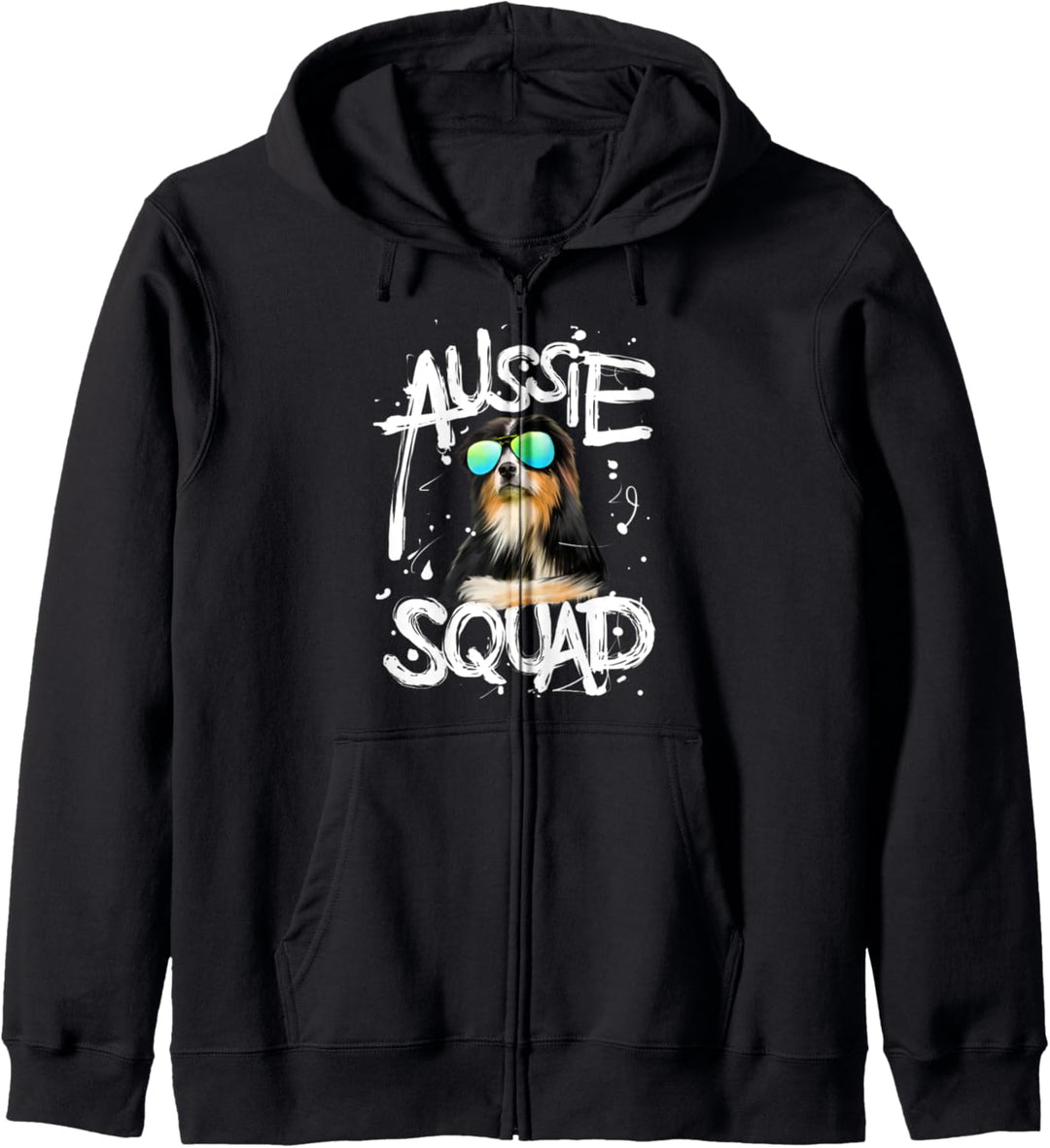 Australian Shepherd Aussie Squad Kapuzenjacke