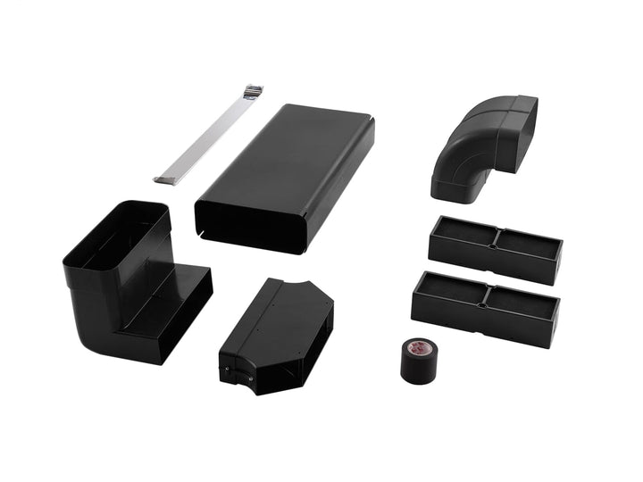 Elica KIT0167756, Abluft-Montageset für Umluftbetrieb (Unterbauabluft), Black