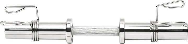 Bad Company Profi Olympia Kurzhantelstange (Stück) inkl. Federverschlüssen 50/51 mm Chrom