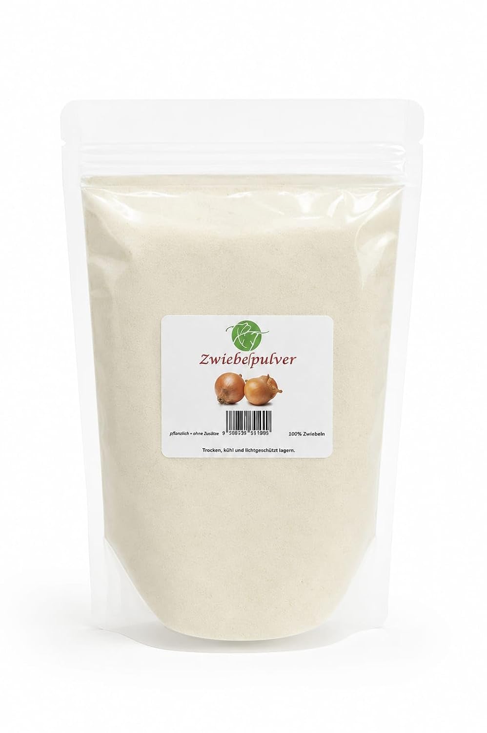 K T 1000 g / 1 kg Zwiebelpulver Zwiebeln fein gemahlen - 1A Qualität