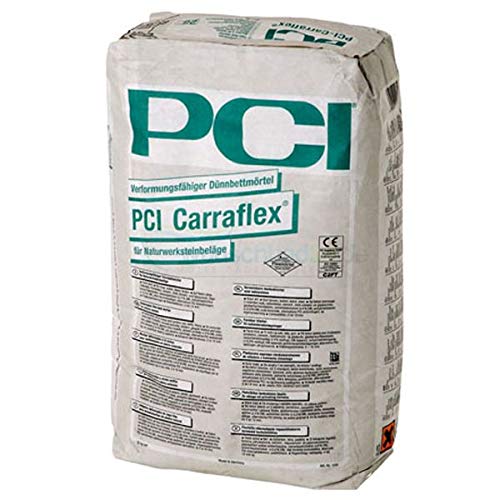 PCI CARRAFLEX Verformfähiger Dünnbettmörtel 5 kg Sack - Innen & Aussen - Boden / Wand