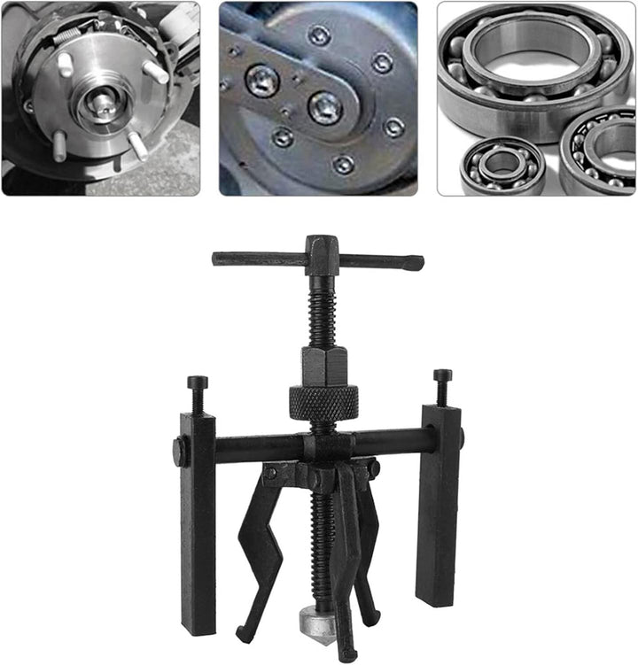 3 Backenabzieher, Abzieher für Krallen, Innenabzieher, extern, wendbar, Innenlager für Motorrad, Aut