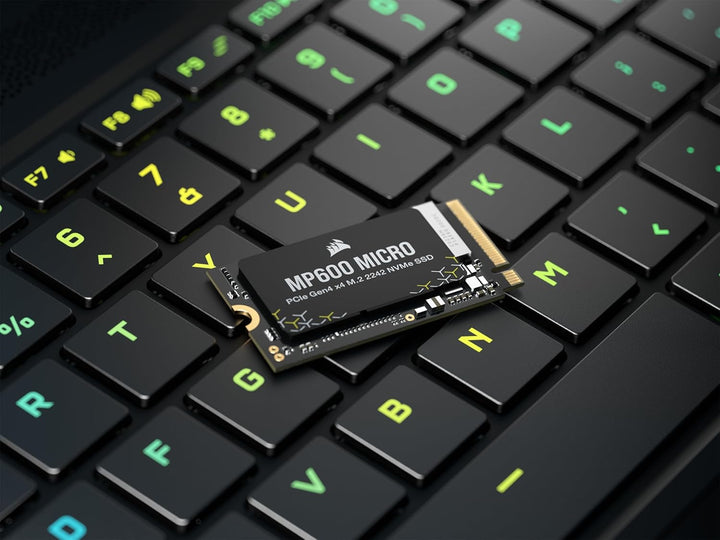 Corsair MP600 Micro 1TB M.2 NVMe PCIe x4 Gen4 2 SSD – M.2 2242 – Bis zu 5.100MB/sec Sequential Read