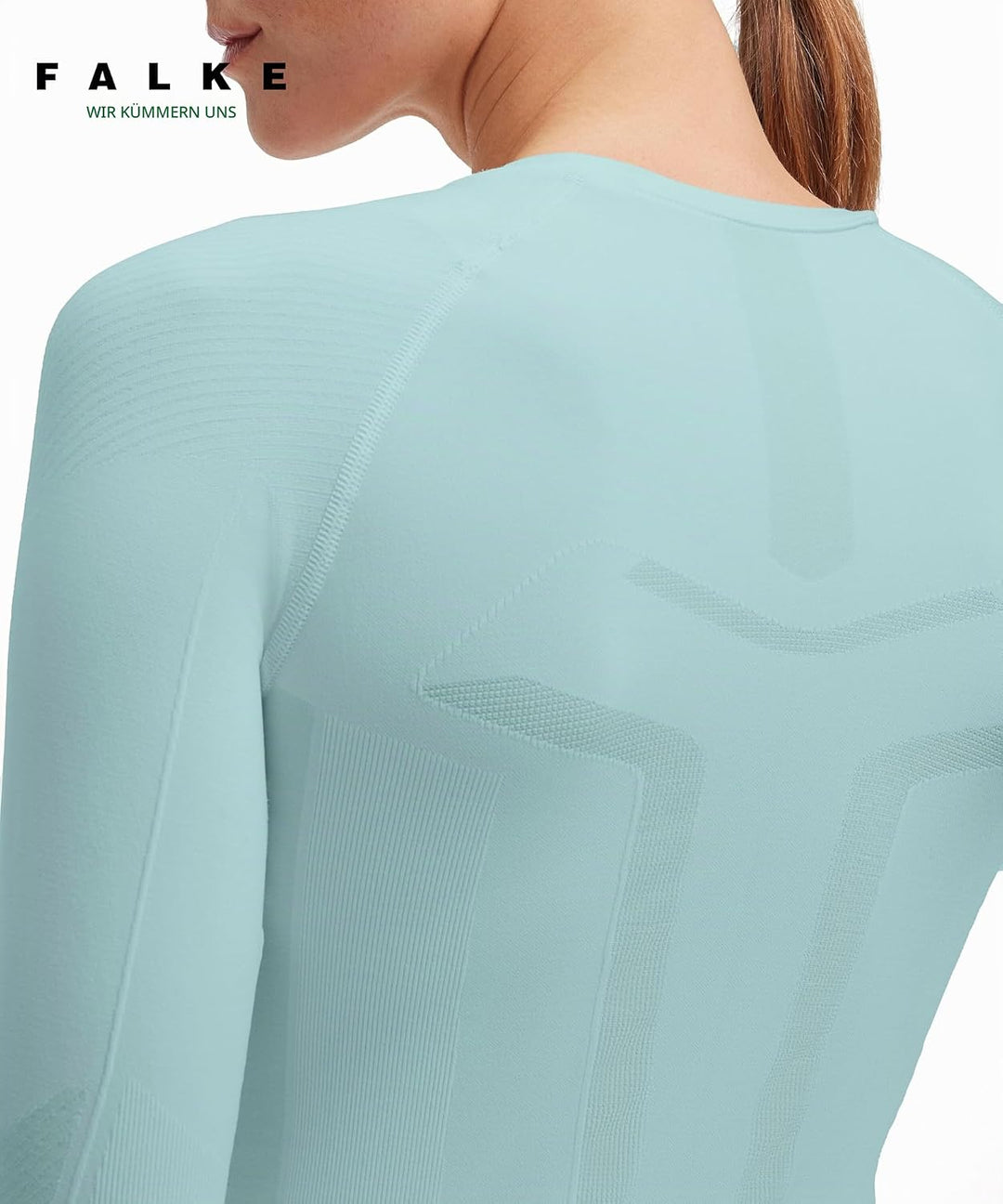 FALKE Damen Warm Round Neck Funktionsshirt Langarm für milde bis kalte Temperaturen warme Funktionsu