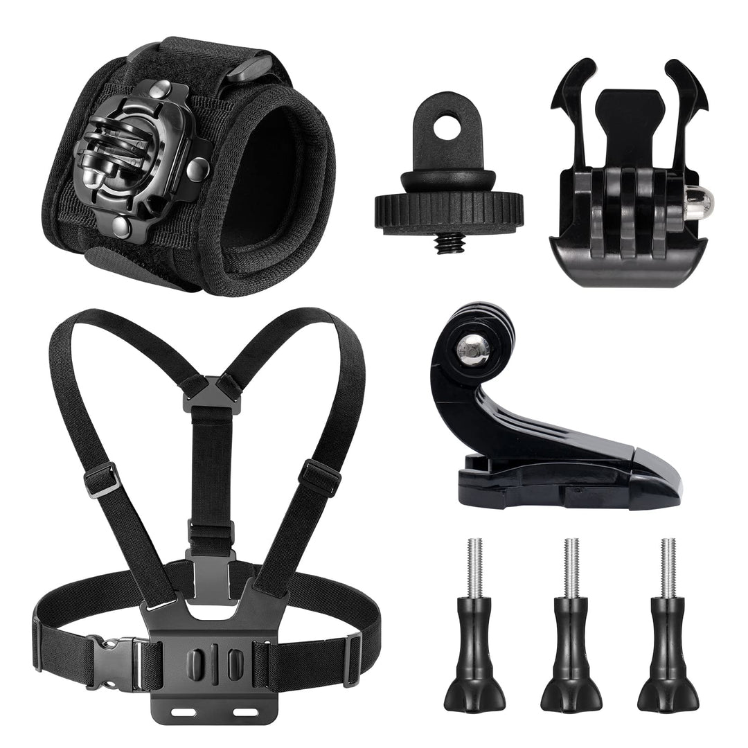 AKASO Action Cam Bungee Kit kompatibel mit EK7000/EK7000 Pro/Brave 4/Brave 4 pro/Brave 7 LE/Brave 7/