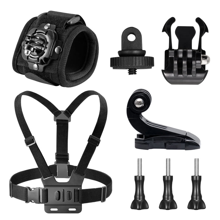 AKASO Action Cam Bungee Kit kompatibel mit EK7000/EK7000 Pro/Brave 4/Brave 4 pro/Brave 7 LE/Brave 7/