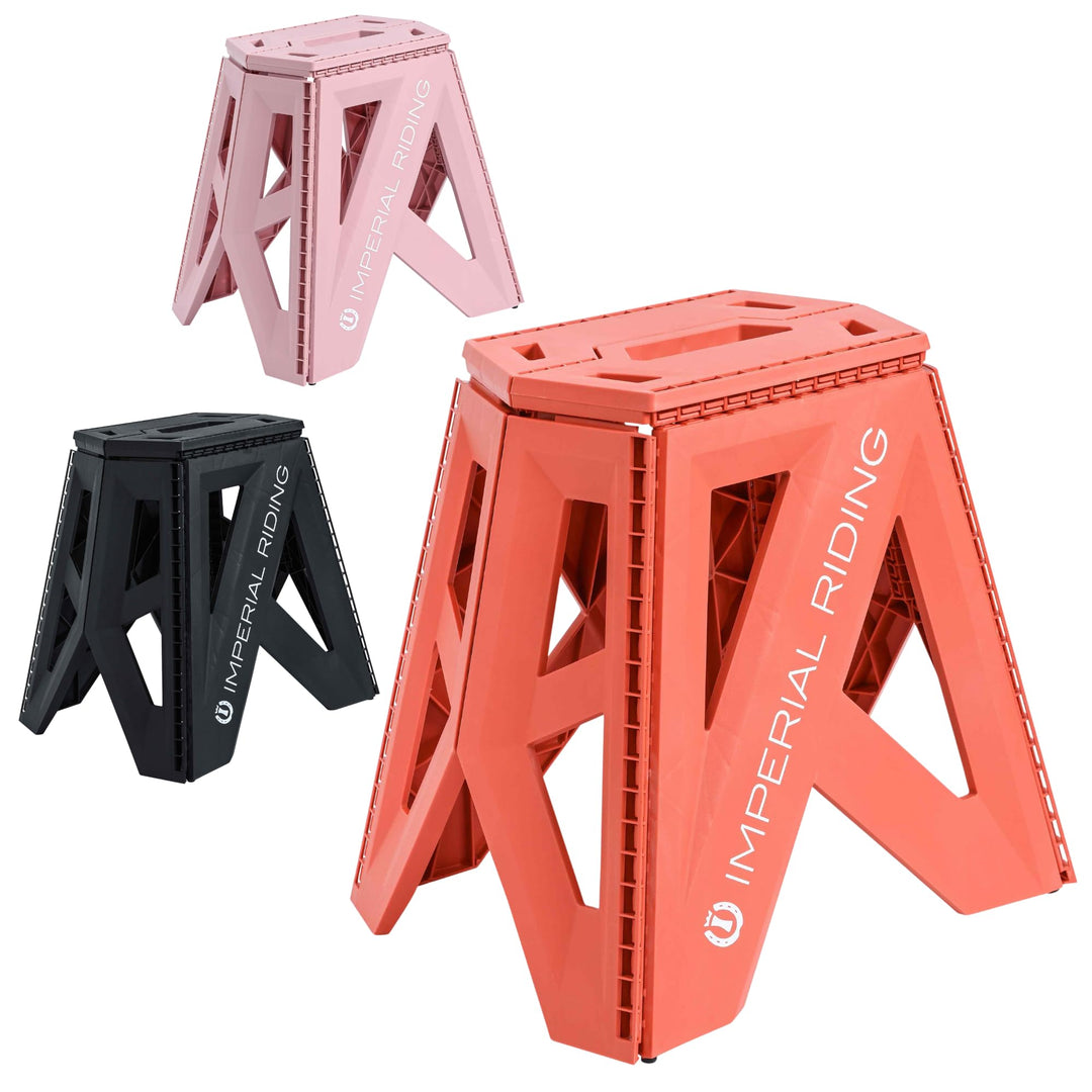 Imperial Riding Step IRH Sky high, Klapphocker, Tritthocker, Klappbarer Hocker, einfache Aufbewahrun